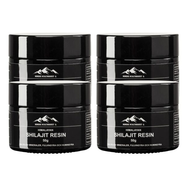 Nordic Healthboost Himalayan Shilajit 50g 4-pack