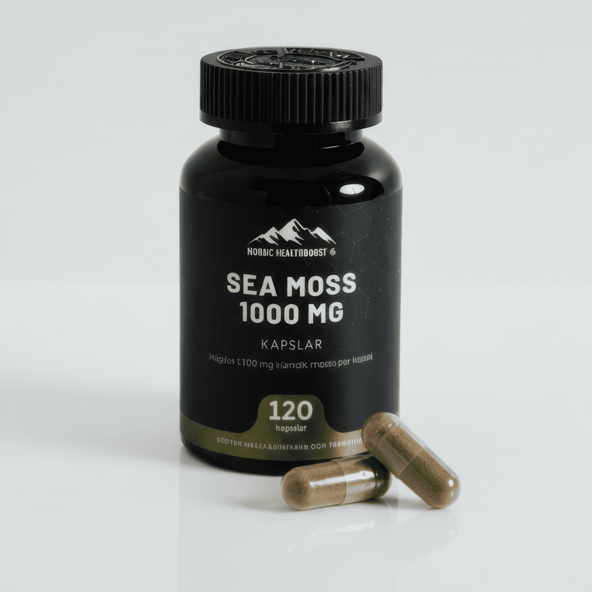 Köp Irish Seamoss kapslar 1000 mg – naturligt kosttillskott rikt på mineraler