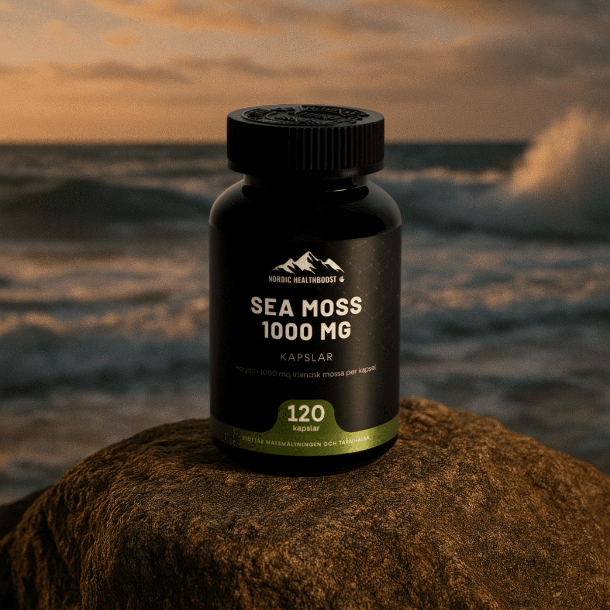 Köp Irish Seamoss kapslar – premiumtillskott med 90+ mineraler